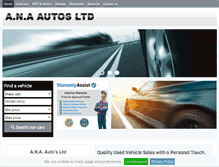 Tablet Screenshot of ana-autos.co.uk